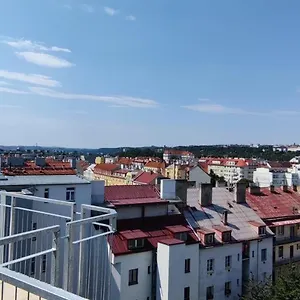 Апартаменты Penthouse # 81 With Panoramic View In Elite Rezidence With Free Parking, Прага